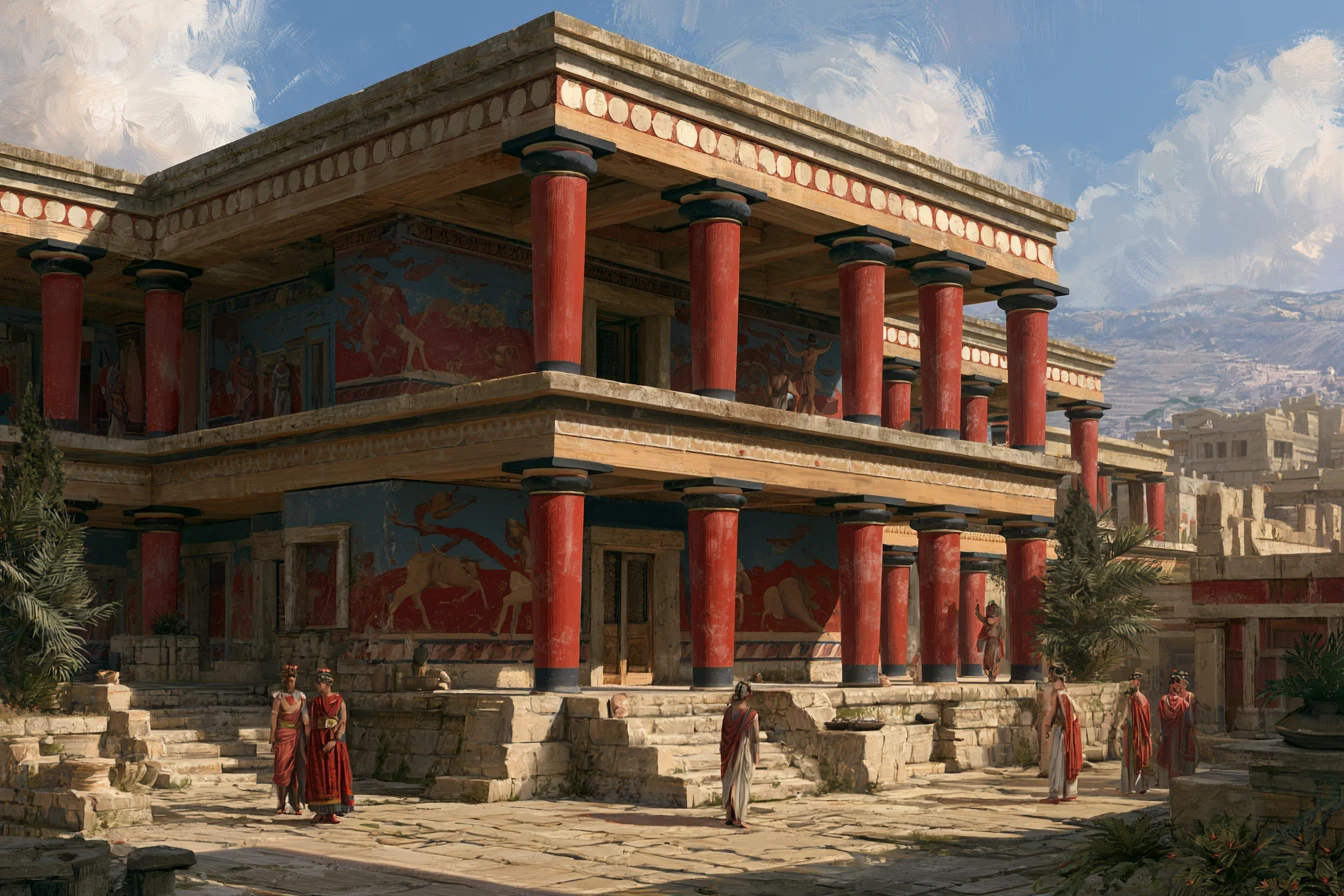 The palace of Knossos, Ancient Greece