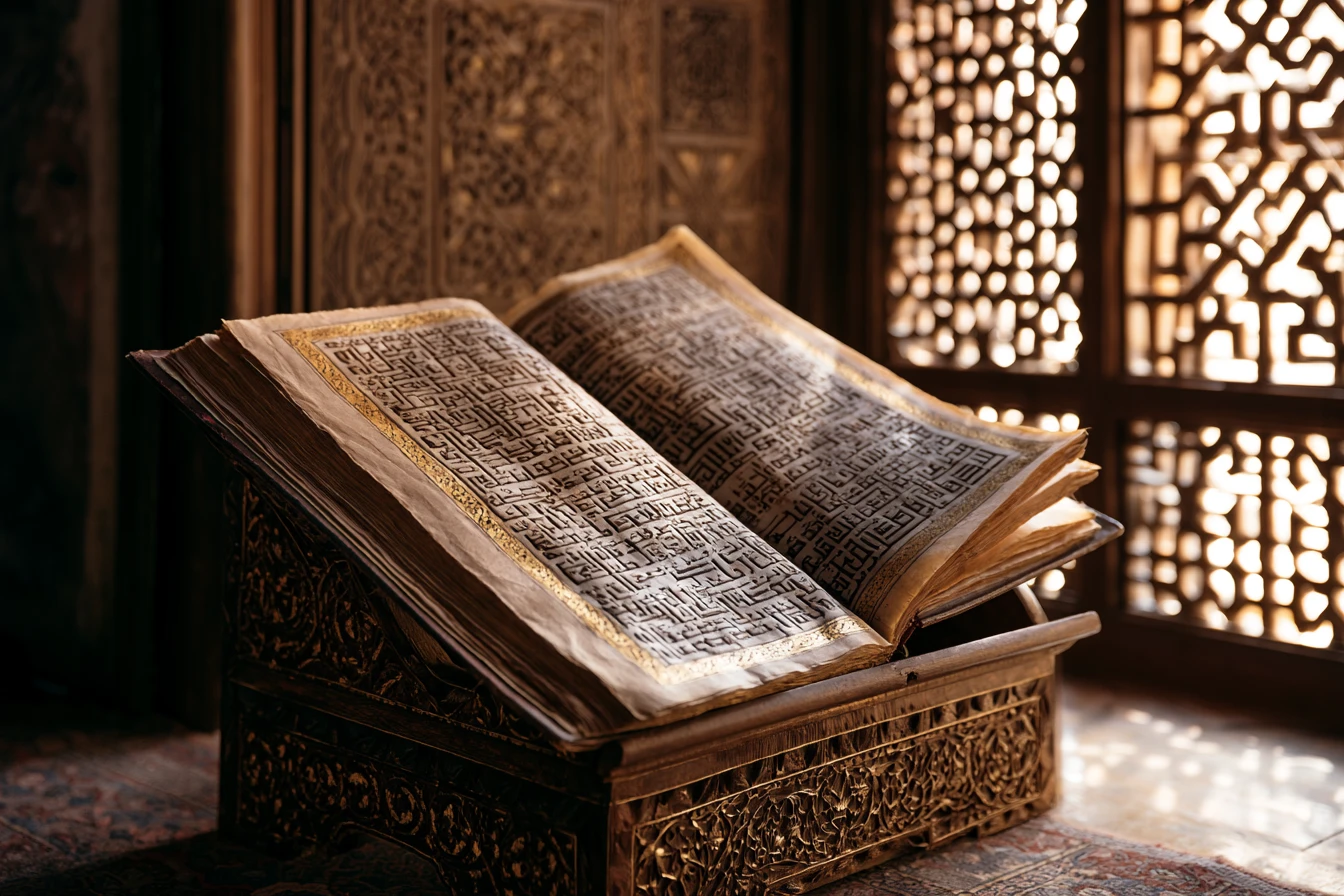 An illuminated manuscript, Islamic Golden Age