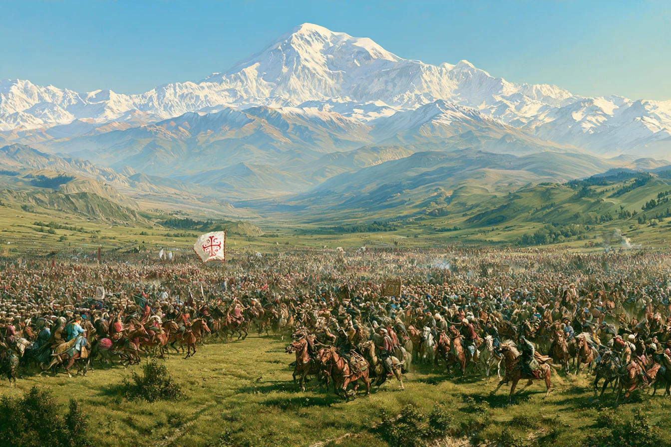 The Caucasus mountains, History of Georgia